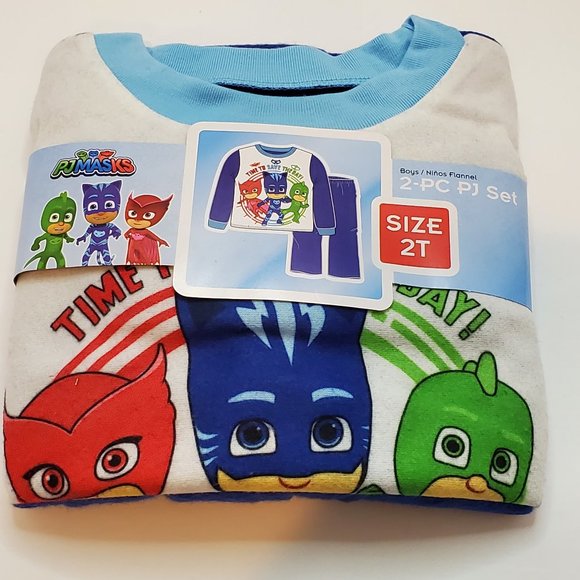 PJ Masks Long Sleeve 2-Piece PJ Set Size 2T NEW - Picture 2 of 6